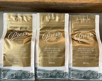 Magnolia Press Pecan Ground Coffee, Waco Silos, 2-Pack