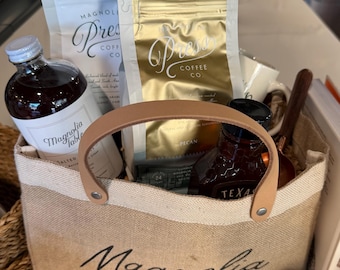 Magnolia Silos Coffee Gift Set, Waco Texas Honey, Mug & Spoon
