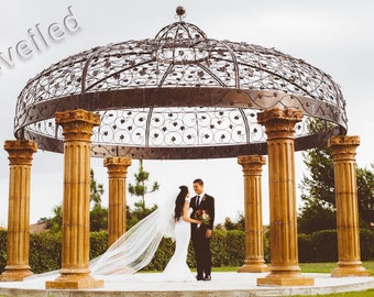 Cathedral Wedding Veil with Blusher