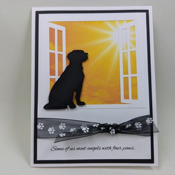 Dog Sympathy Card, Pet Sympathy Card