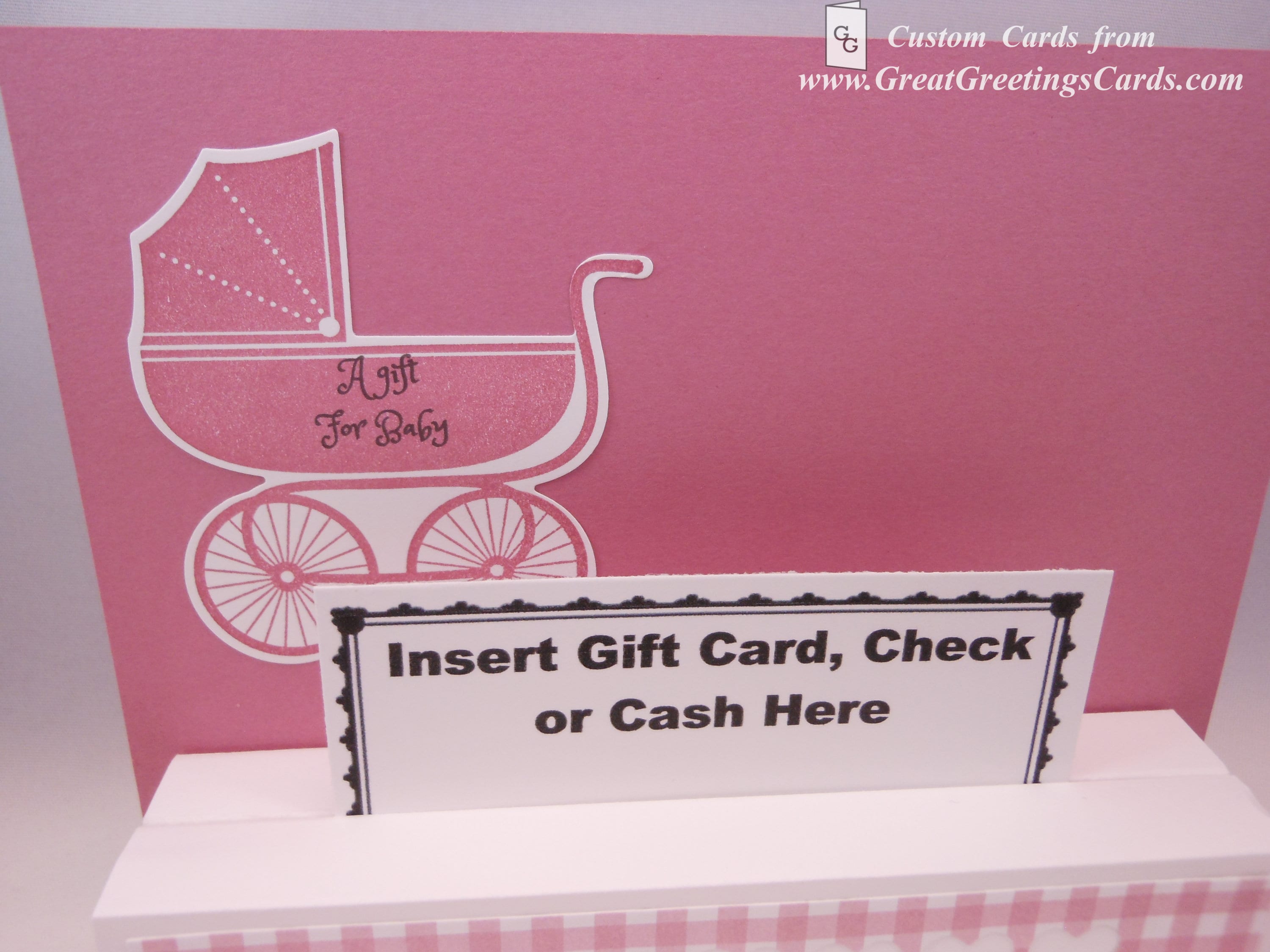 Baby Shower Gift Card Holder Greeting Card for Baby Girl Etsy Italia