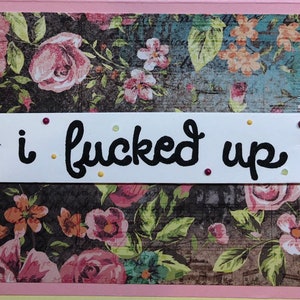 I F #cked Up carte à la main