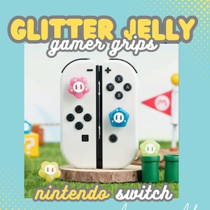 Nintendo Glitter Jelly Shaped Gamer Grips I Thumb Grips I Switch OLED/Lite