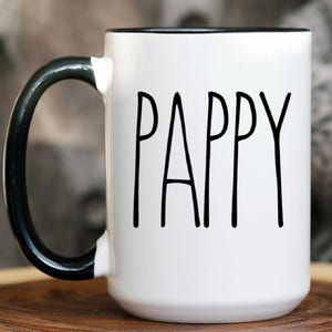Pappy mug, Coffee Cup Gift for Pappy Coffee Cup Grandpa, Grandfather Gifts, Father&#39;s Day, Birthday Present