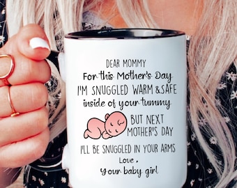 Pregnancy Mug for Mom To Be: First Mother's Day Gift