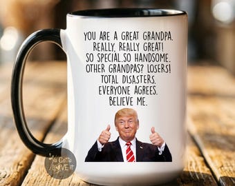 Grandpa Mug - Coffee Cups for Papa, Pop, Grampy, Granddaddy