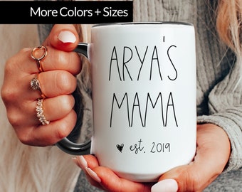Mama Mug, New Mom Gift Ideas, Mothers Day First Time Momma Gift, New Parent Gift, Mommy Coffee Mugs, Cute Cup for 1st Mother