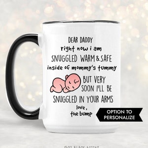 New Dad Mug: Gift from Bump, Expecting Father Present