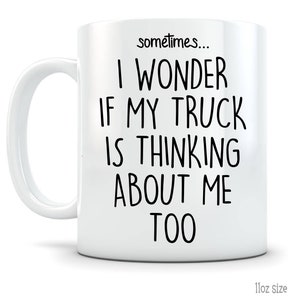 Truck Mug Gifts for Him Truck Guy Pick Up Truck Gift, Mechanic Gifts, Funny Boyfriend Mug for Truck Lover, Man Gifts for Him Father&#39;s Day