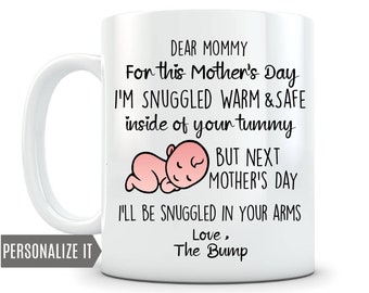 Pregnancy Gift for Mom To Be Pregnancy Mug for First Mother's Day Mother Gift Mommy Present From Baby Mothers Day Gift For Expecting Moms