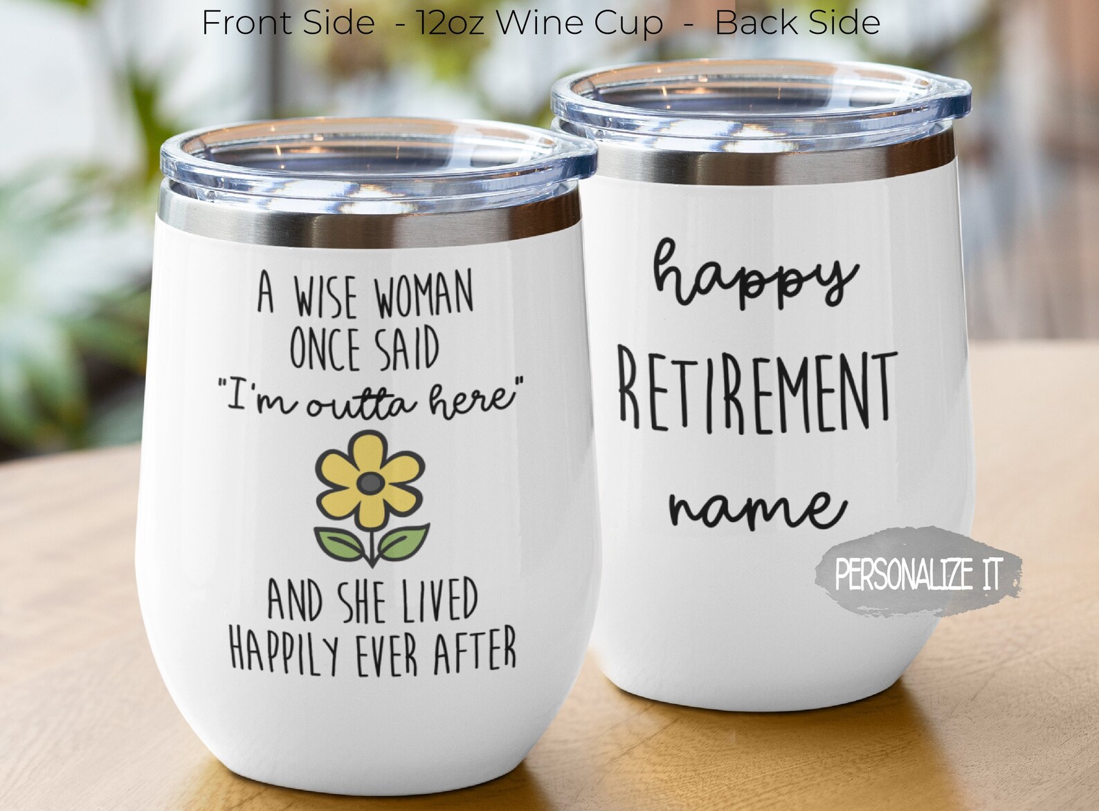 Farewell Gifts for Female Co-workers - Customizable tumbler