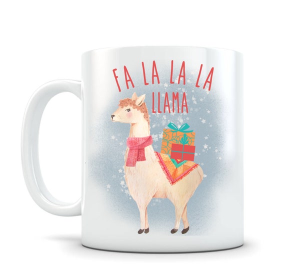 Llama Christmas Mug