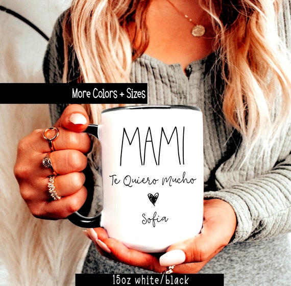 Mami Madre Latina Mothers Day Gift in Spanish, Personalized Mother's Day Gifts, Spanish Mom Birthday Gift Idea