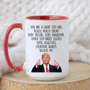 StepDad Gift, Funny Step Father Coffee Mug, Bonus Dad Present image 2