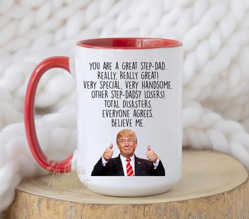 StepDad Gift, Funny Step Father Coffee Mug, Bonus Dad Present image 2