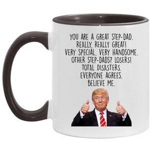 StepDad Gift, Funny Step Father Coffee Mug, Bonus Dad Present image 4