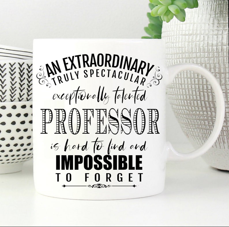 Professor Gift Professor Mug Professor Thank You Best Etsy