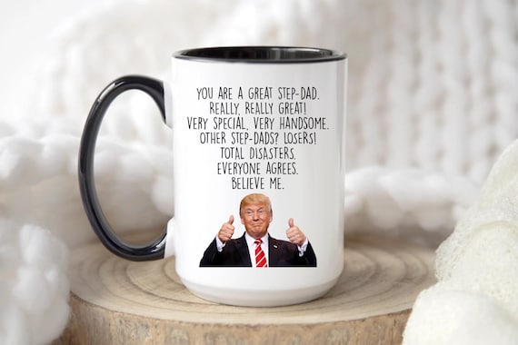StepDad Gift, Funny Step Father Coffee Mug, Bonus Dad Present