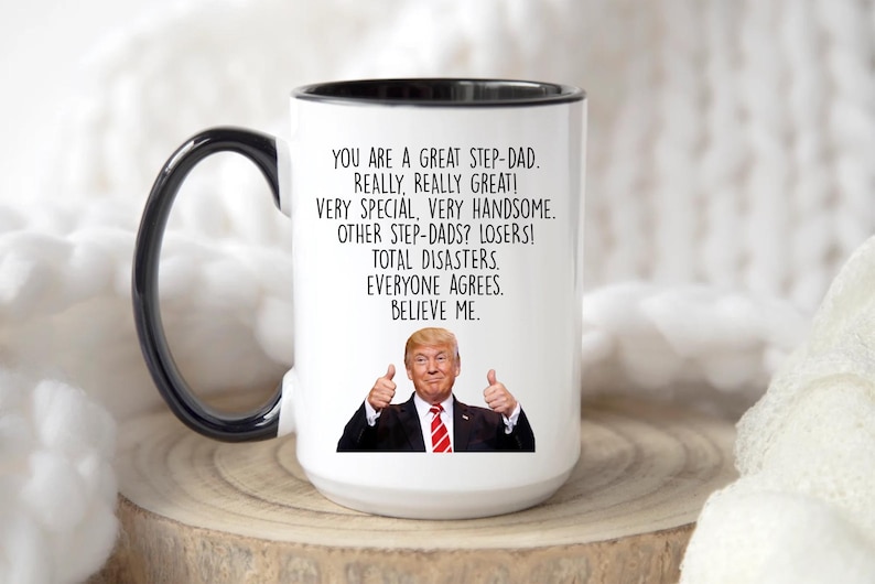 StepDad Gift, Funny Step Father Coffee Mug, Bonus Dad Present image 1