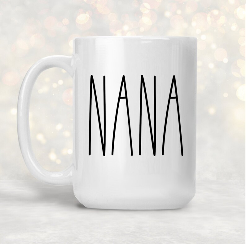 Nana Mug Rae Dunn Inspired Gift for Nana Best Nana Ever Etsy