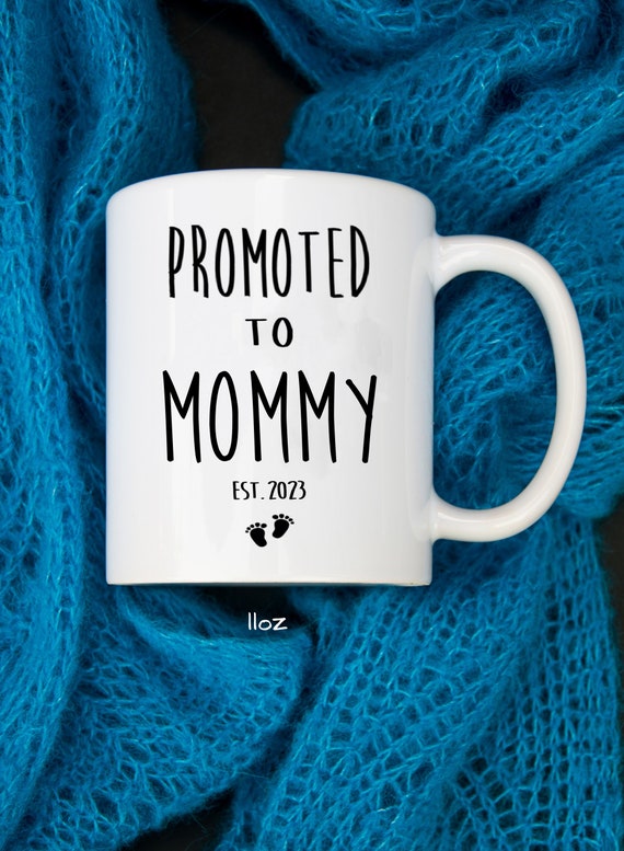 Promoted To Mommy Est 2024 Mothers Day First Time New Mom Ceramic Mug 11oz  15oz 