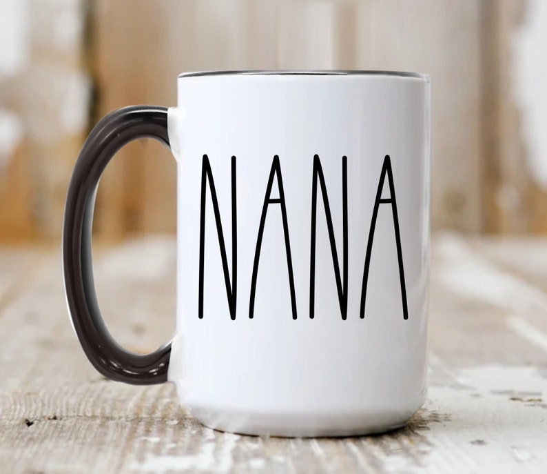Nana Mug Rae Dunn Inspired Gift for Nana Best Nana Ever Etsy