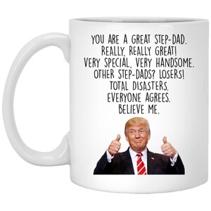 StepDad Gift, Funny Step Father Coffee Mug, Bonus Dad Present image 6