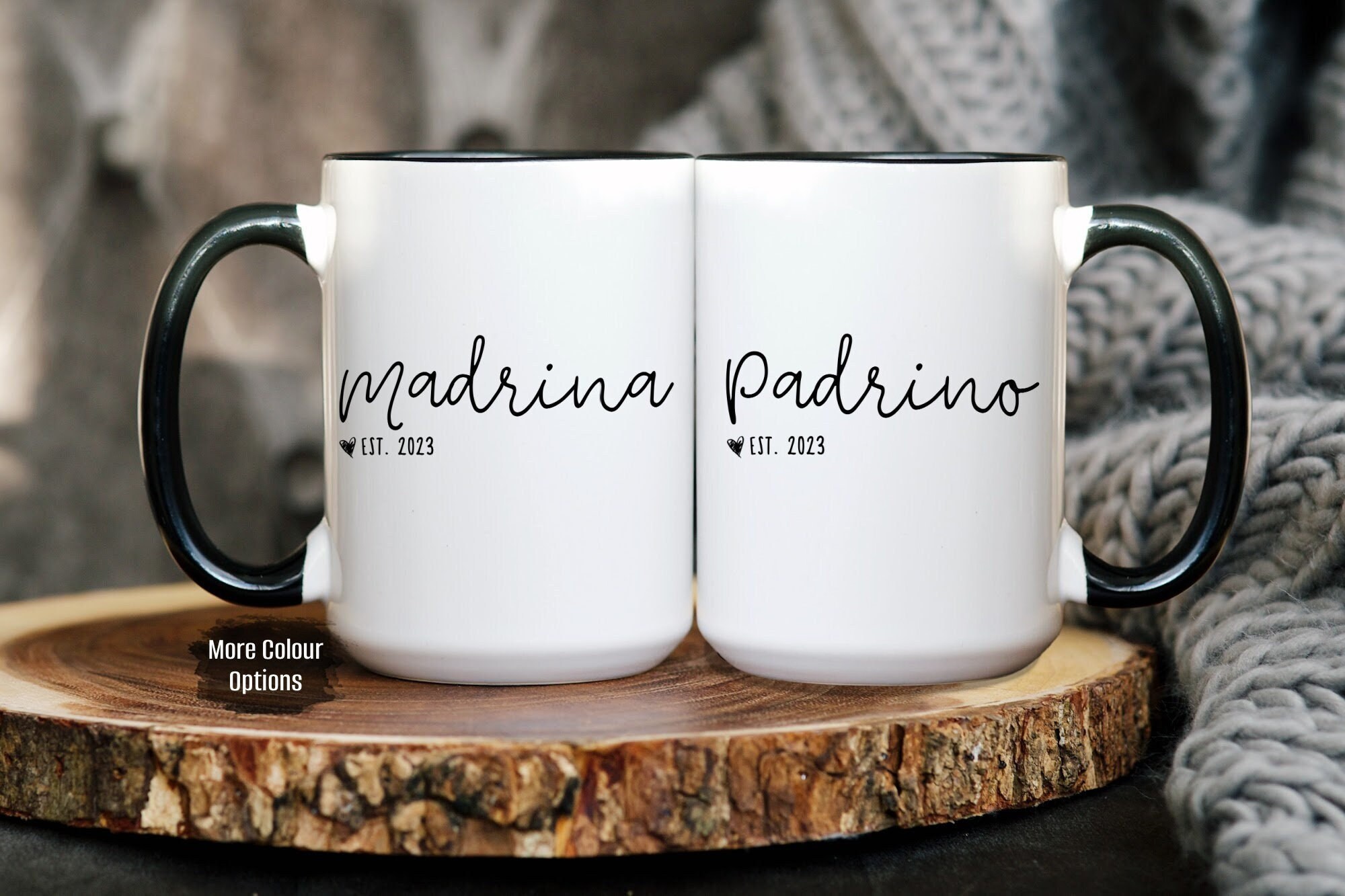 Best Padrino and Madrina Mejor Mamá 15oz Frosted or Clear Glass Mug With  Bamboo Lid, Handle and Straw 