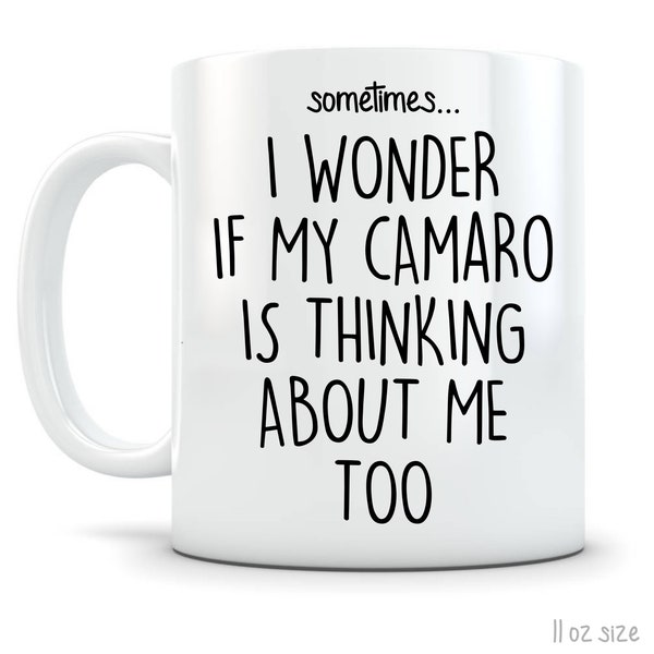 Chevrolet Camaro Gift, Camaro Mug Funny Camaro Gifts for Dad Fathers Day Car Guy Gifts Funny Boyfriend Mug for Camaro Lover