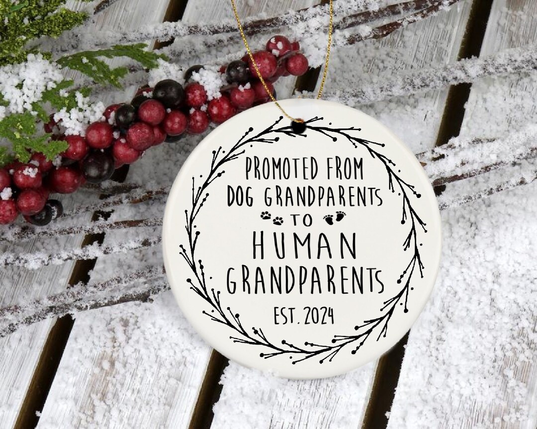 Grandparent Ornament Custom Ornaments for Grandparents First Christmas