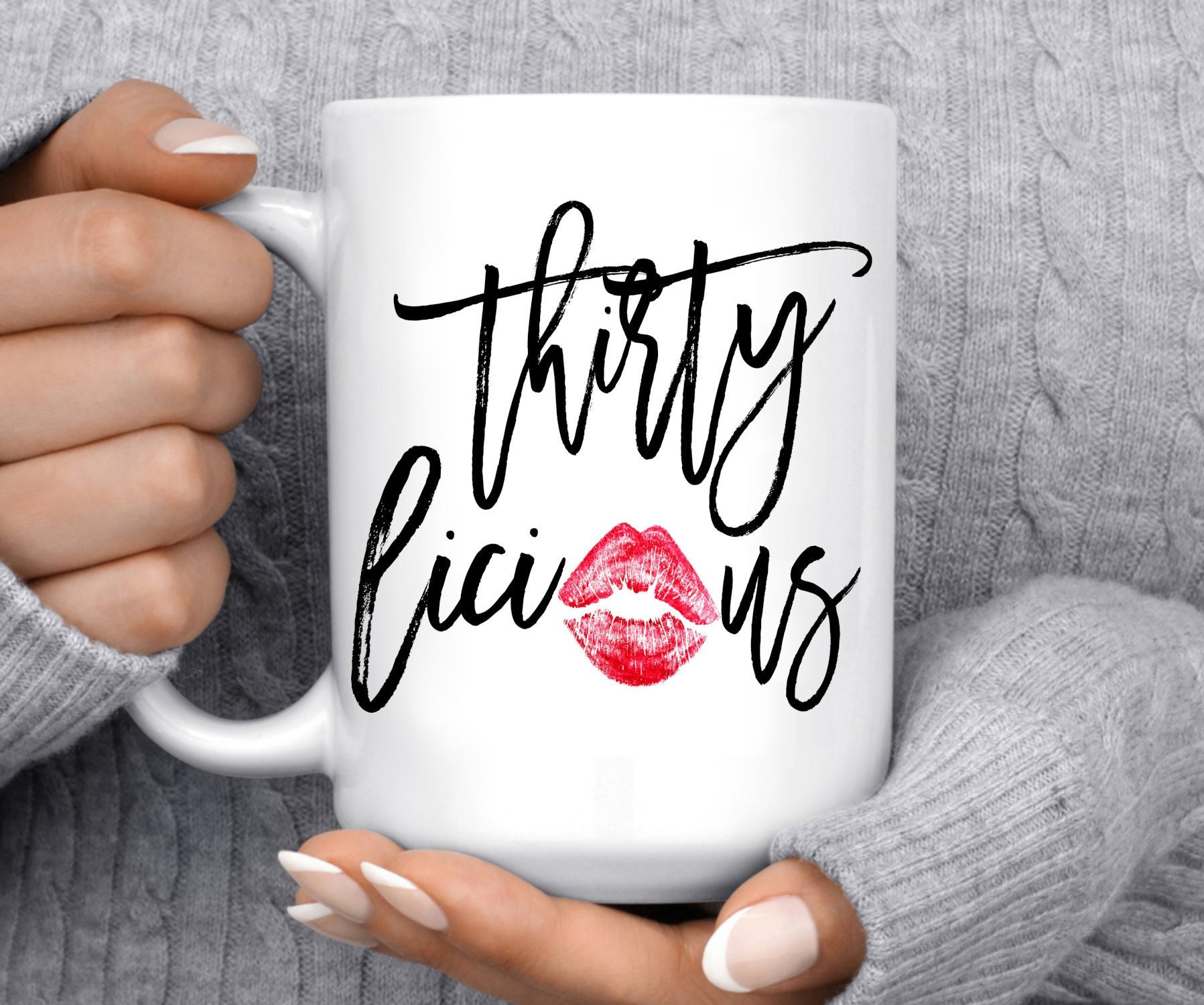  Thirty Years Old Female Birthday Gift Thriving Thirtieth Funny  Design 11oz 15oz Color Changing Mug : Handmade Products