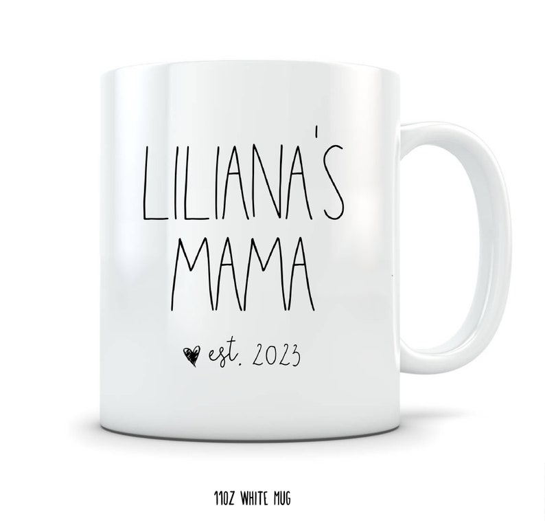 Mama Mug, New Mom Gift Ideas, First Time Mom Gift, New Parent Gift, Mommy Coffee Mug image 9