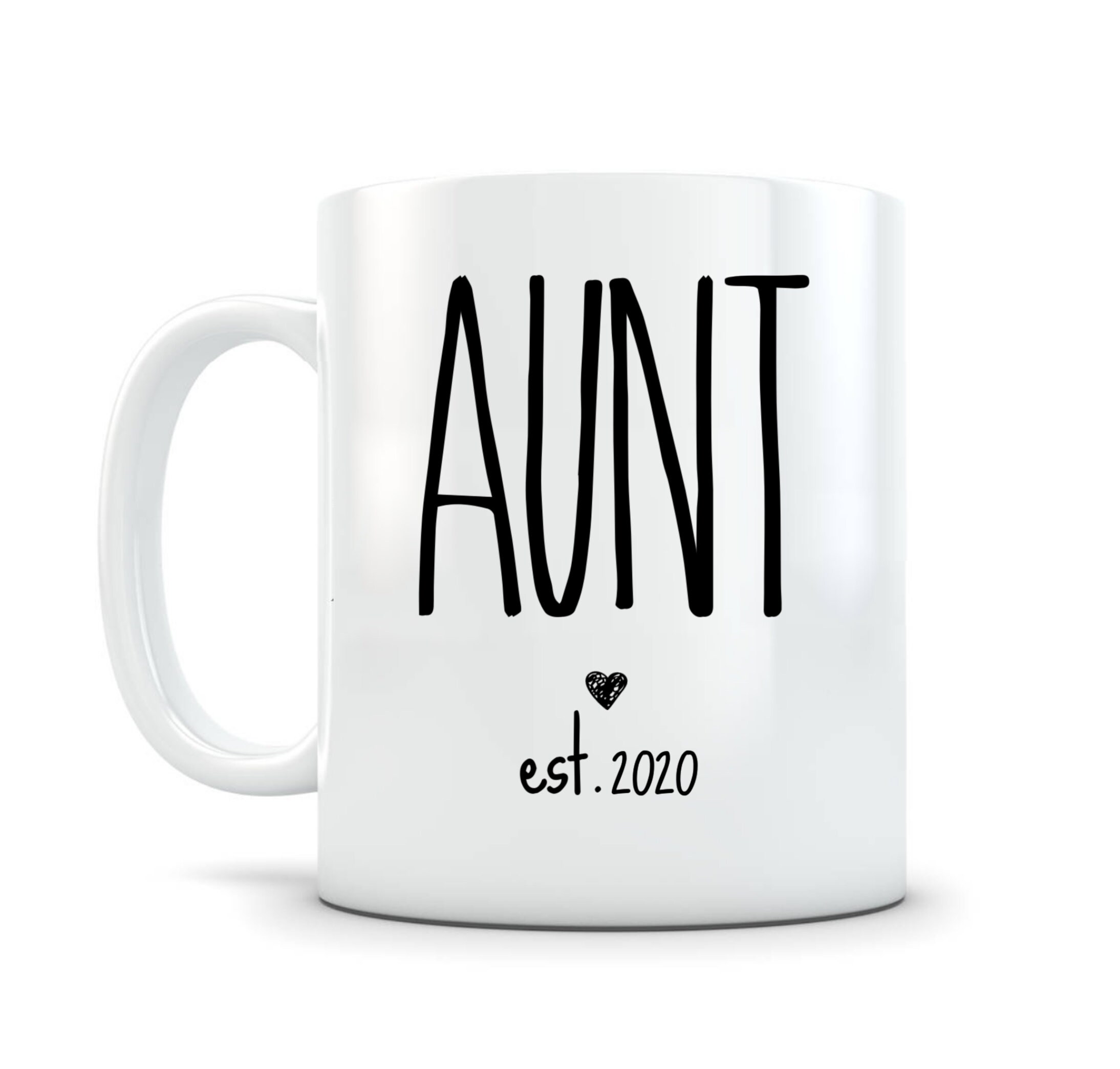 New Aunt Gift New Aunt Mug Birth Announcement Gifts New Etsy