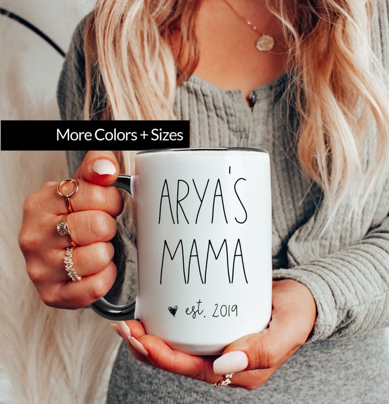 Mama Mug, New Mom Gift Ideas, First Time Mom Gift, New Parent Gift, Mommy Coffee Mug image 1