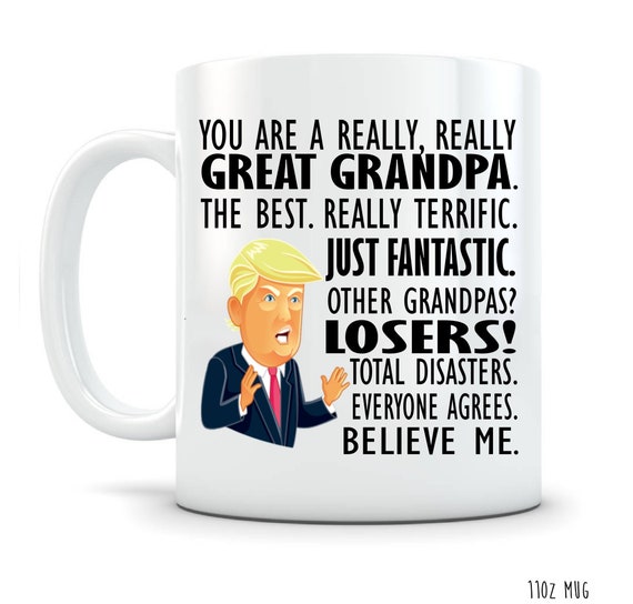 Trump Mug, Great Grandpa Coffee Mug, Grandpa Gifts, Grandfather