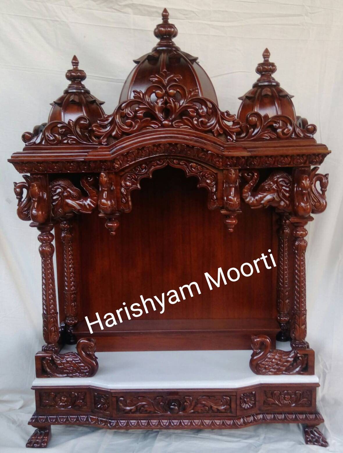 Buy Hand-carved Teak Wood Temple and Design Your Pooja Room With