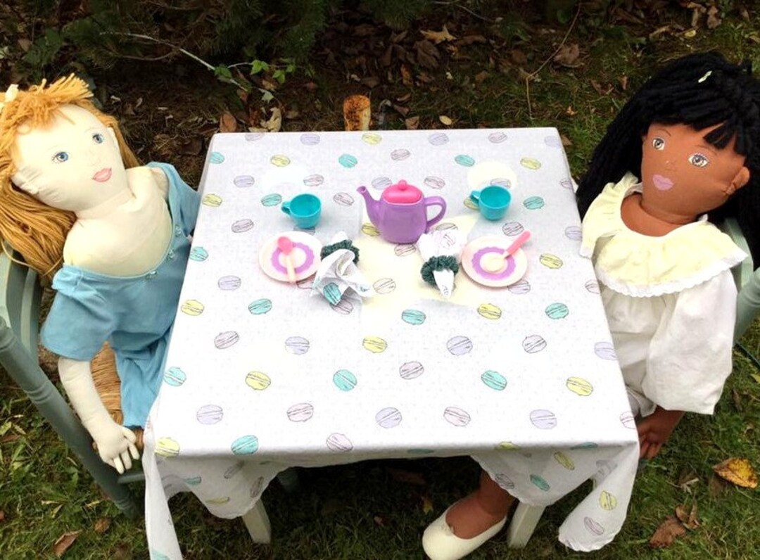 Childs Tea Party Table Cloth Tea Party Table Cloth Play Etsy