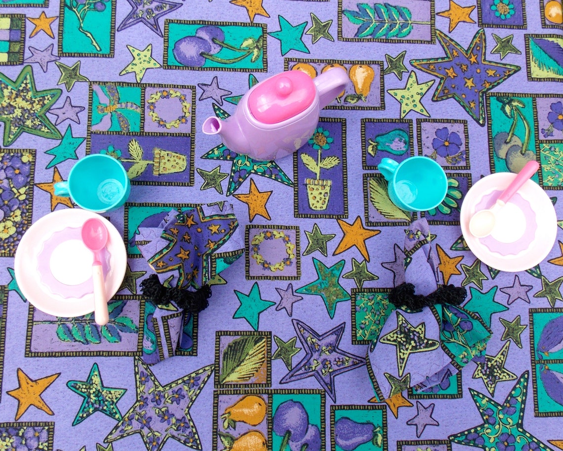 Childs Tea Party Table Cloth Tea Party Table Cloth Play Etsy