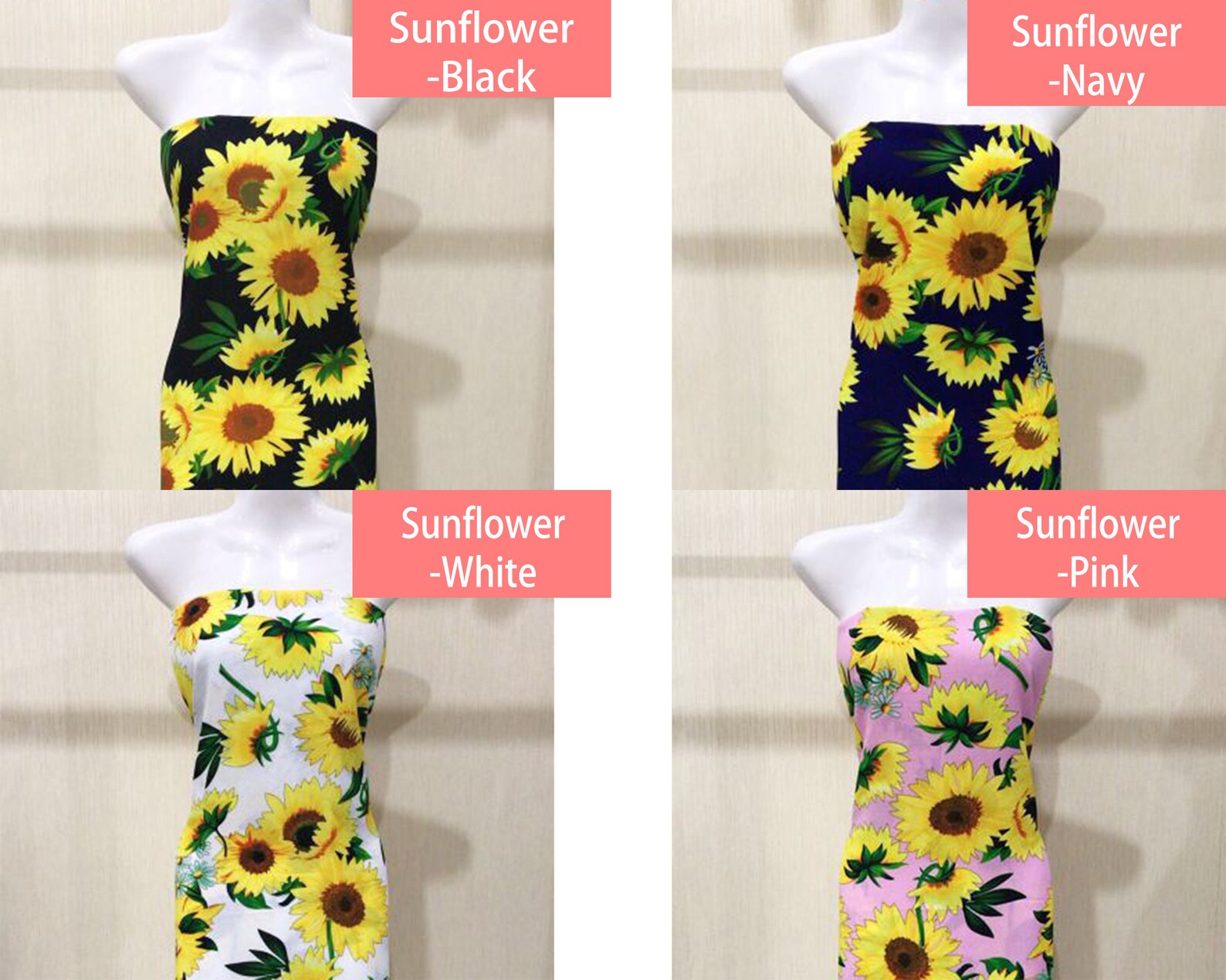 Polygonal Sunflower Women's Robe
