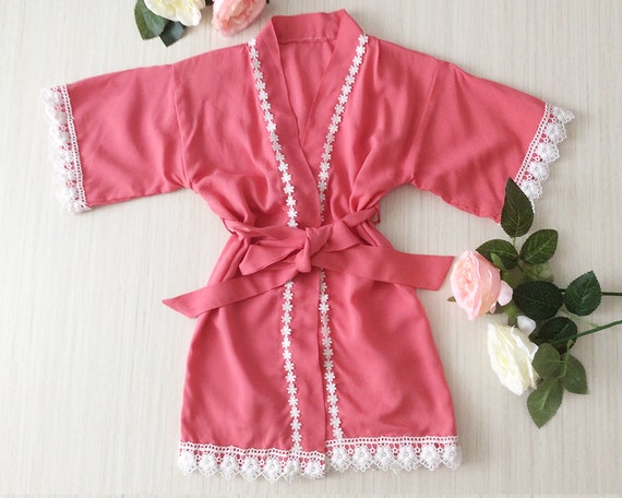 baby flower girl robe