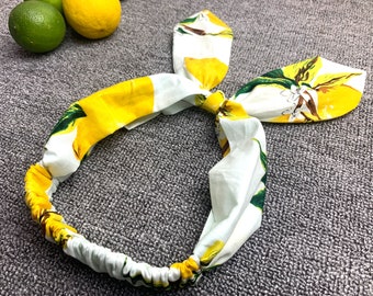 Cotton Cute Lemons Headband