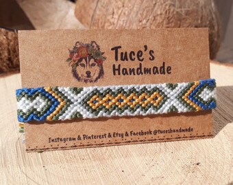 Friendship Bracelet, Ethnic Bracelet, Everyday Bracelet, Couple Bracelets, Compass Bracelet, Male Bracelet, Customised Bracelet, Colorful