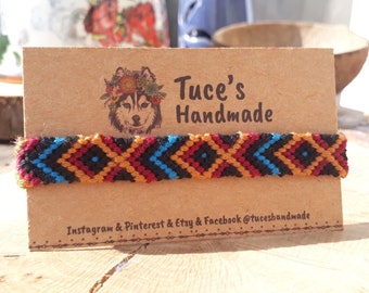 Woven, Handmade, Owl Bracelet, Mexican Bracelet, Comfortable Bracelet, Fish,  Friendship Bracelet, Woven Beach Bracelet, Fish Bracelet