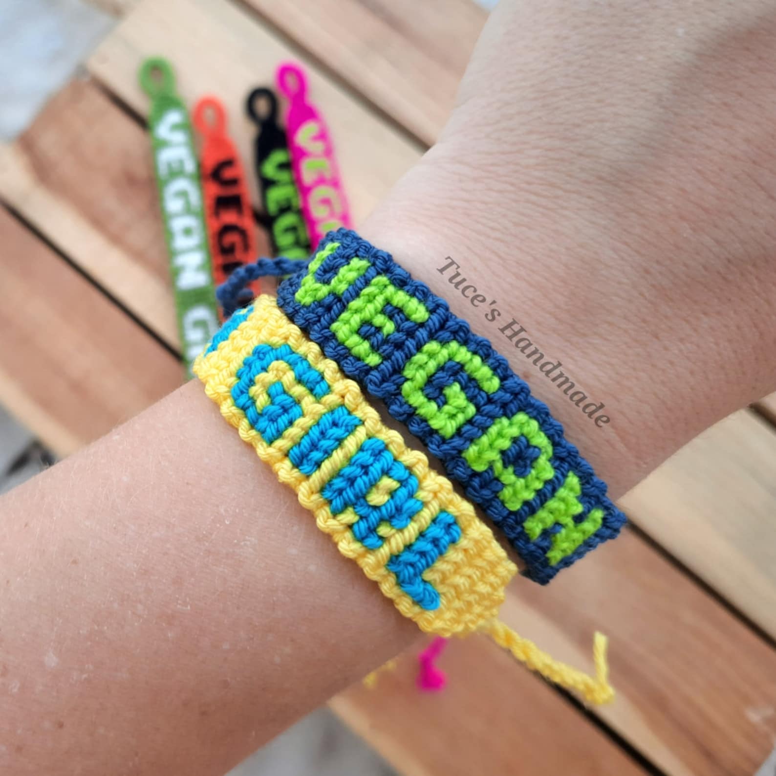 Vegan Girl Bracelet Vegan Girl Vegan Vegan Bracelet Vegan Etsy UK