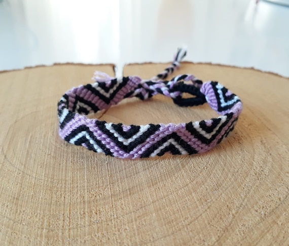 Purple friendship best sale bracelet