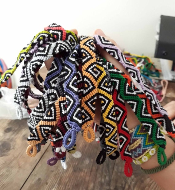 Woven Bracelet Boho Style Anchor Bracelet African Bracelet Woven Bracelet Chevron Bracelet Woven Beach Bracelet Friendship Bracelet