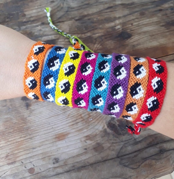 Woven Friendship Bracelet Yinyang Bracelet Yin yang Bracelet
