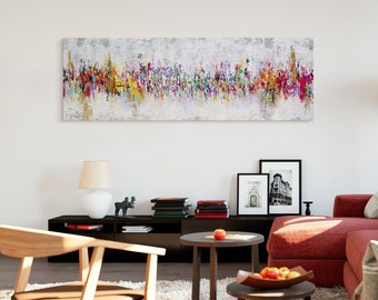 Acrylic painting on canvas, large abstract art for living room, Acrylic painting on canvas, Art Textured Handmade, Аramed painting