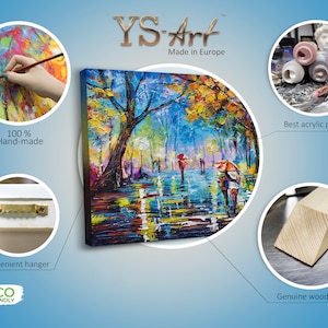 Immagine dipinta a mano Collezione autunnale Quadro dipinto a mano per l'interno YS-Art Quadri moderni su tela immagine 10