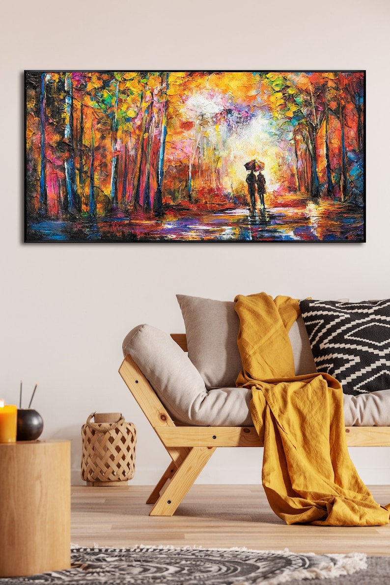 Modernes abstraktes Gemälde für die stilvolle Wandgestaltung im Wohnzimmer, handgemaltes Kunstwerk, ideal zur Dekoration einer eleganten und zeitgemäßen Wohnumgebung, perfekt für Kunstliebhaber.gerahmtes Bild